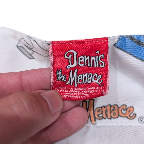 Dennis the Menace Scrub Top Womens Size M Pediatric Cartoon Nurse Wear - Picture 4 of 7